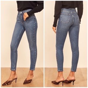 Reformation High Rise Blue Jeans